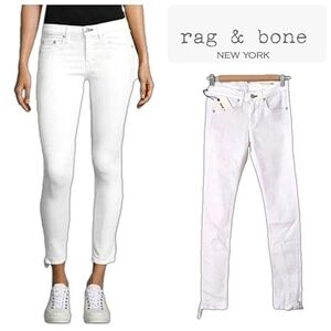Rag & bone Stevie tie-cuff capri skinny jeans